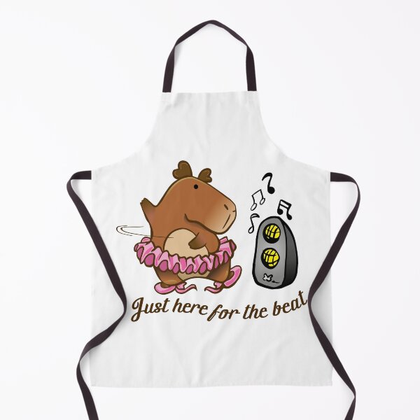 Item preview, Capybara just here for the beat designed and sold by Konopikyu.