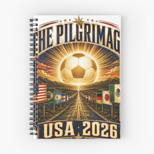 Item preview, The Pilgrimage World Cup 2026 Soccer T-Shirt designed and sold by KickoffStudio.