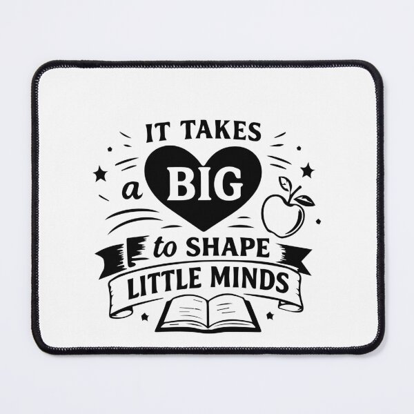 Item preview, It Takes a Big Heart to Shape Little Minds Teacher Typography Design. designed and sold by Tonutanustylora.