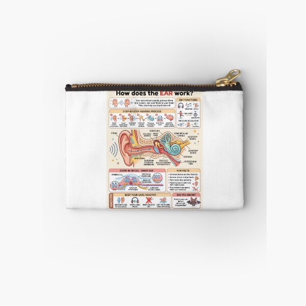 Item preview, How Does The Ear Work Human Anatomy Hearing Science Education designed and sold by adiencarteras.