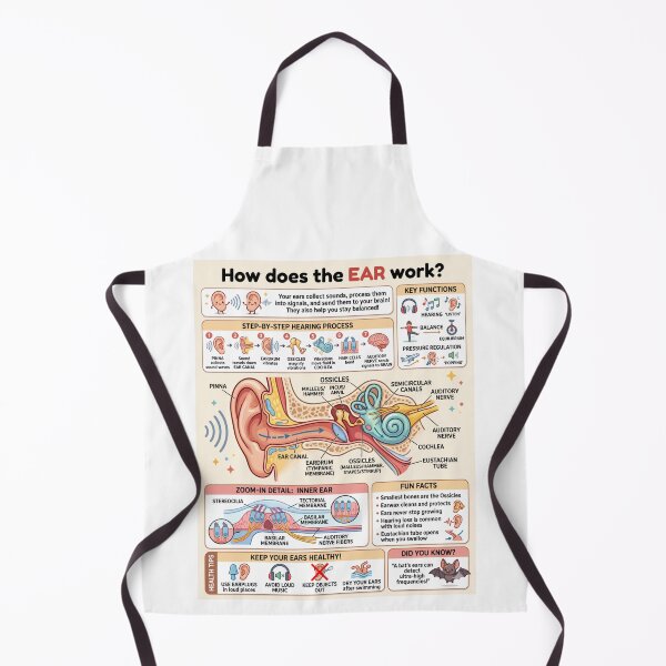 Item preview, How Does The Ear Work Human Anatomy Hearing Science Education designed and sold by adiencarteras.