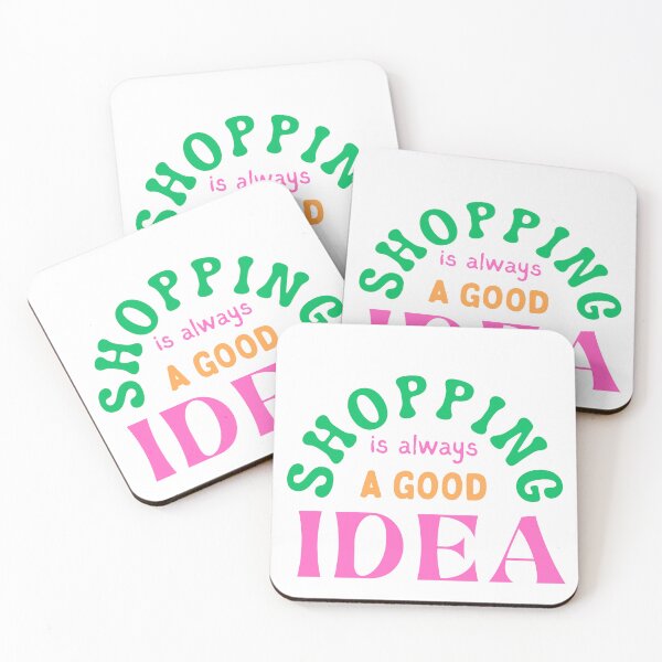 Item preview, Shopping Is Always A Good Idea Typography Design designed and sold by Ramoshop10.