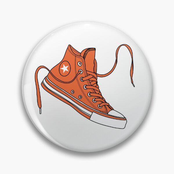 Item preview, Mandarin orange high tops designed and sold by MickeyEdwards.