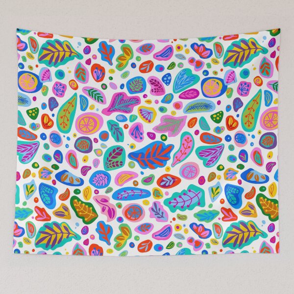 Item preview, Seamless Pattern with Colorful plants and flover designed and sold by Bearlala.