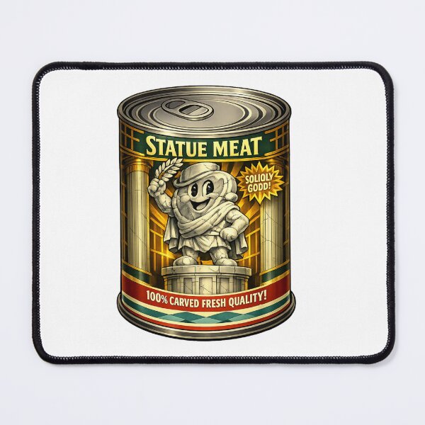 Item preview, Can of statue meat, ready to eat but please be careful as you might get stoned. designed and sold by Gunnar Hermansen.