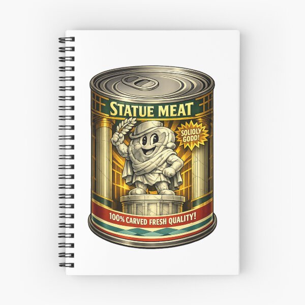 Item preview, Can of statue meat, ready to eat but please be careful as you might get stoned. designed and sold by Gunnar Hermansen.