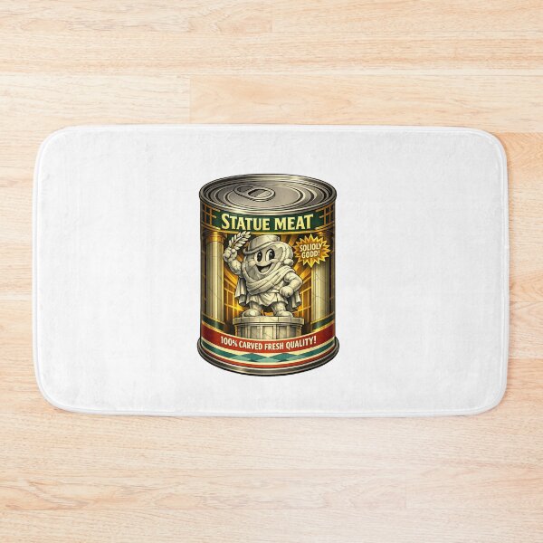 Item preview, Can of statue meat, ready to eat but please be careful as you might get stoned. designed and sold by Gunnar Hermansen.