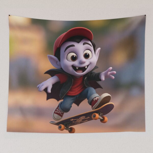 Item preview, Skater Vampire Boy designed and sold by Sillytoe.