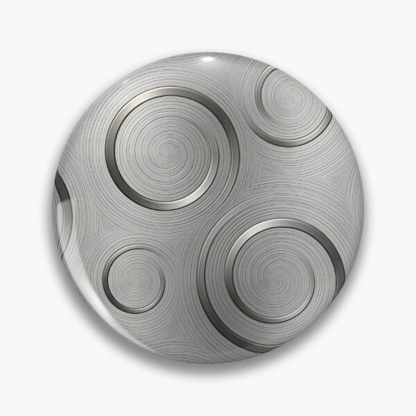 Item preview, Industrial Brushed Silver Metal Swirls Pattern designed and sold by Sybille-Yates.