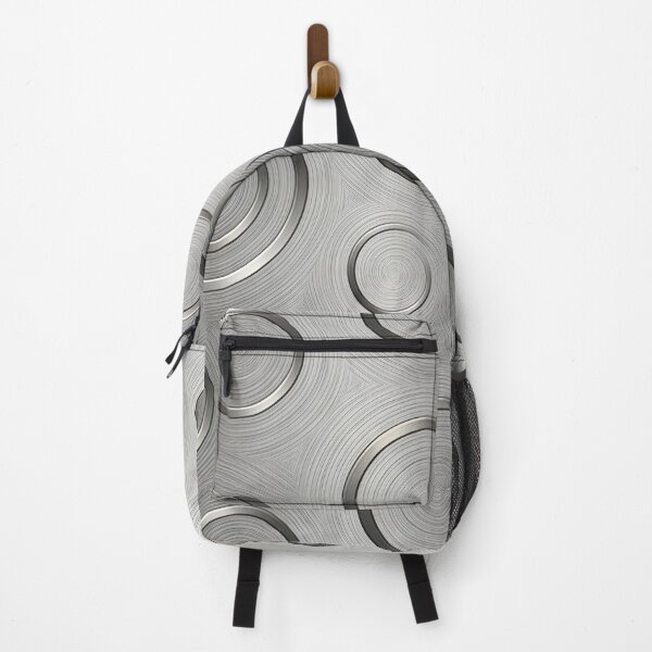 Item preview, Industrial Brushed Silver Metal Swirls Pattern designed and sold by Sybille-Yates.