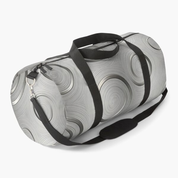 Item preview, Industrial Brushed Silver Metal Swirls Pattern designed and sold by Sybille-Yates.