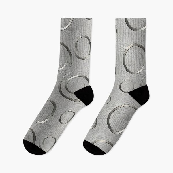 Item preview, Industrial Brushed Silver Metal Swirls Pattern designed and sold by Sybille-Yates.