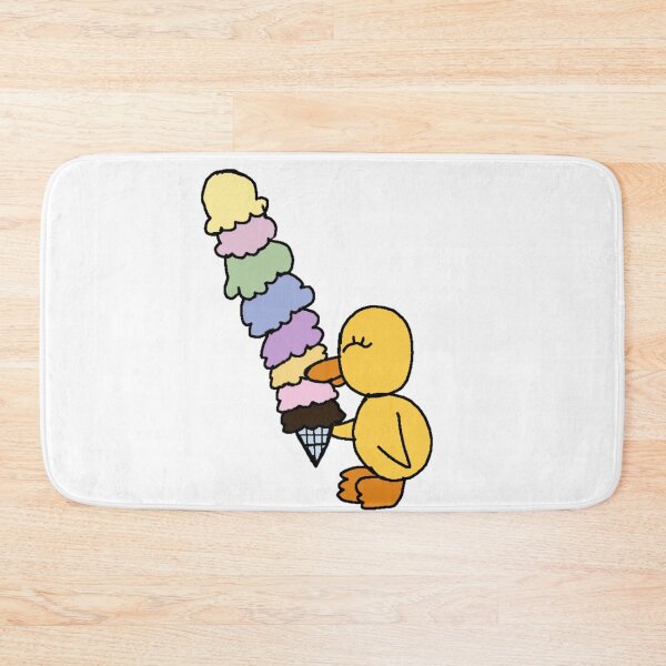 Item preview, Duck With Ice Cream designed and sold by Rainbowland123.