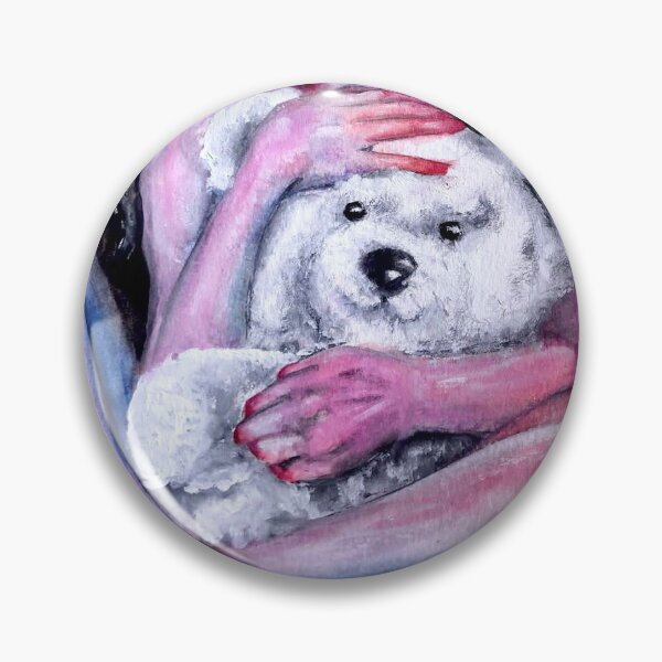 Item preview, Teddy Bear Hug Original Gouache Painting  designed and sold by Aleks Provocateur.