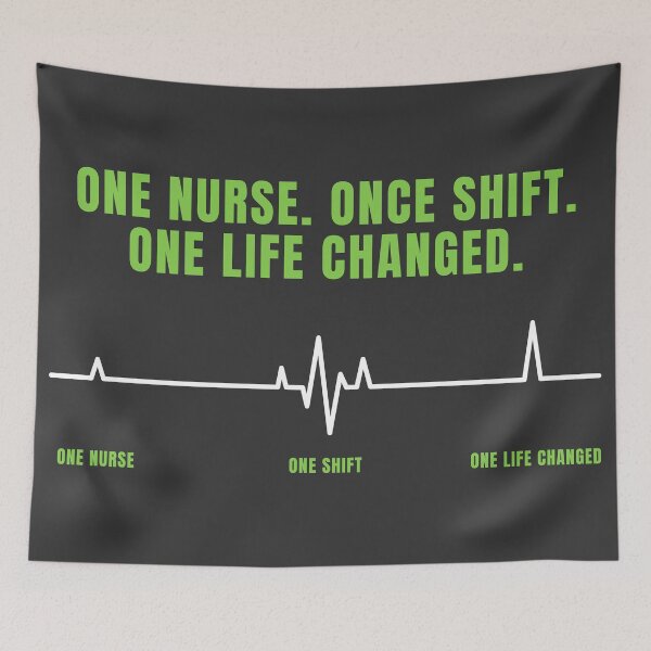 Item preview, One Nurse One Shift One Life Changed — Nurse Appreciation Gift | Nurses Week 2026 RN Shirt designed and sold by KiwyStudio.