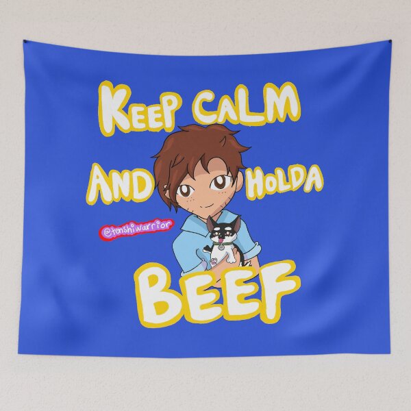Item preview, Keep Calm and Hold a Beef designed and sold by TenshiWarrior.