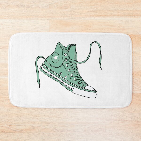 Item preview, Neptune green high tops designed and sold by MickeyEdwards.