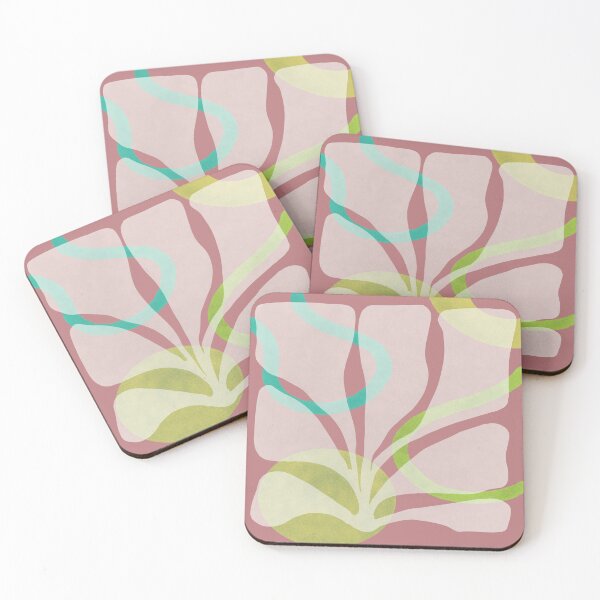 Item preview, Organic Flow Series No.4 Dusty Rose designed and sold by Pretty Bird Studio.