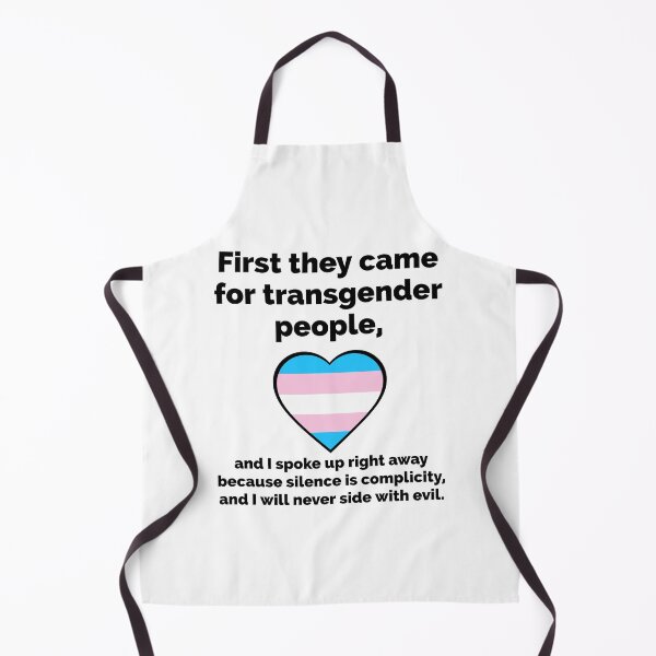Item preview, Anti fascism poem with transgender flag heart design  designed and sold by Rachel the Artist .