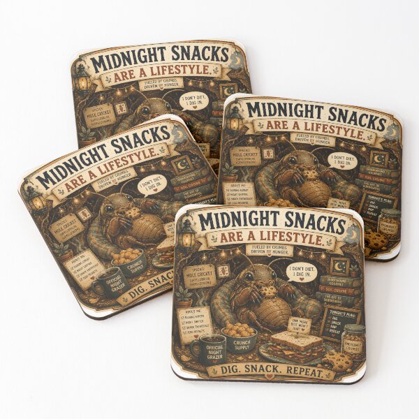 Item preview, Midnight Snacks Are A Lifestyle – Mole Cricket designed and sold by Airimo.