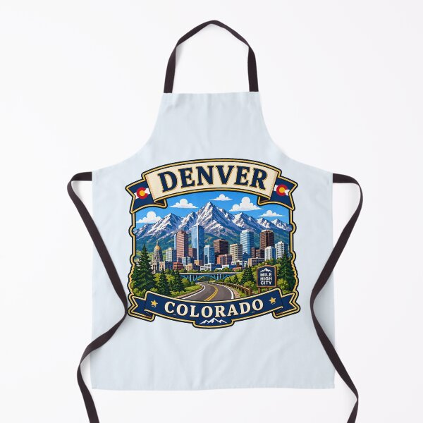 Item preview, Denver, Colorado - Rocky Mountains designed and sold by Myra365Art.