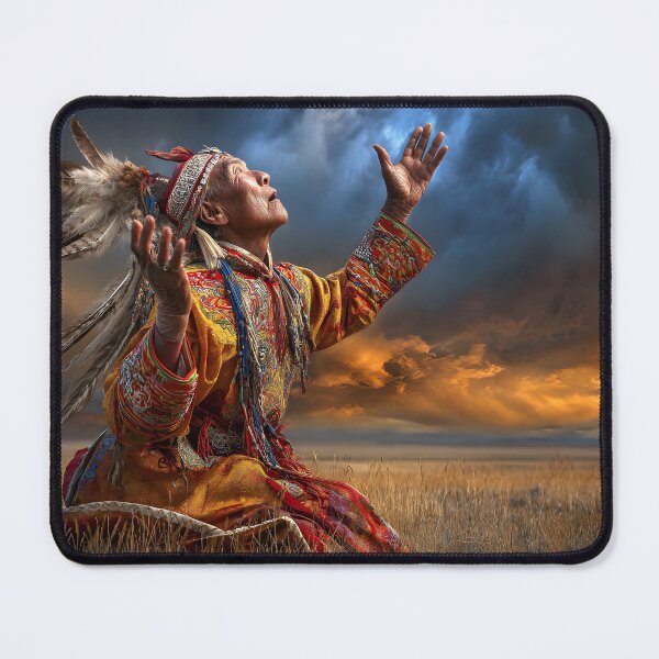 Item preview, Spiritual Connection in Fields at Dusk designed and sold by Artessie.