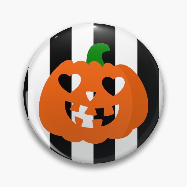 Item preview, orange halloween heart pumpkin striped designed and sold by Gossip Rag.