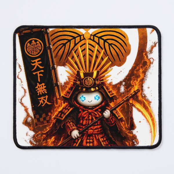 Item preview, Toyotomi Hideyoshi Chibi Ghost Samurai Cute Kawaii Taiko Pixel Art designed and sold by Japan-Ink-Art.