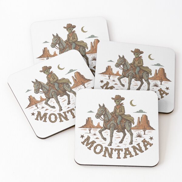 Item preview, Montana Cowboy Alien Cowboy Wild West  designed and sold by Milasneeze.