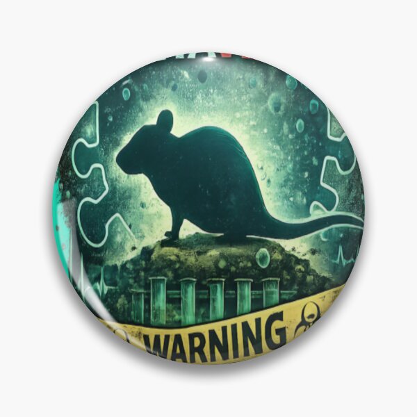 Item preview, Hantavirus Warning Vintage Horror Design – Deadly Virus Rodent Survival Tee designed and sold by CatLovers Studio.