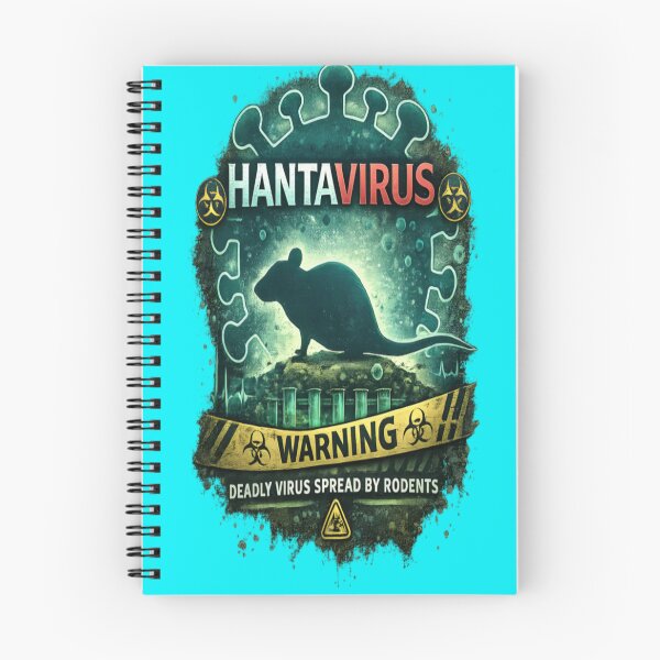 Item preview, Hantavirus Warning Vintage Horror Design – Deadly Virus Rodent Survival Tee designed and sold by CatLovers Studio.
