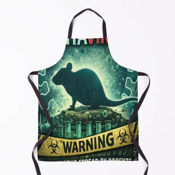 Item preview, Hantavirus Warning Vintage Horror Design – Deadly Virus Rodent Survival Tee designed and sold by CatLovers Studio.