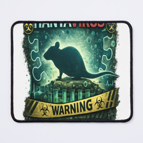 Item preview, Hantavirus Warning Vintage Horror Design – Deadly Virus Rodent Survival Tee designed and sold by CatLovers Studio.