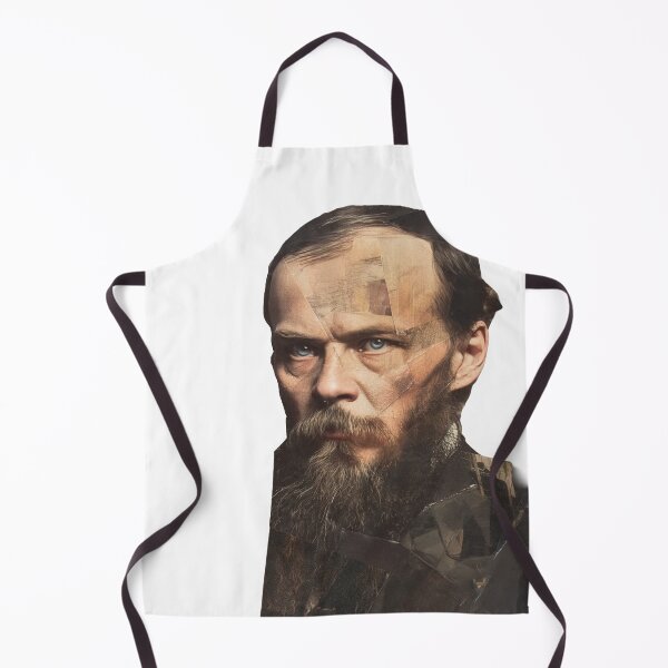 Item preview, Dostoevsky – Literary Collage Portrait Art Print | Russian Literature Philosophy Poster designed and sold by OzzFrequency.
