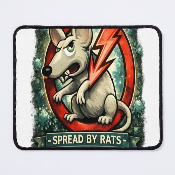 Item preview, Hantavirus Warning Vintage Horror Design designed and sold by CatLovers Studio.