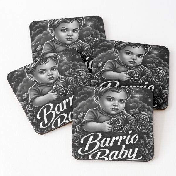 Item preview, Barrio baby West Coast chicano art  designed and sold by Black Sheep Studios .