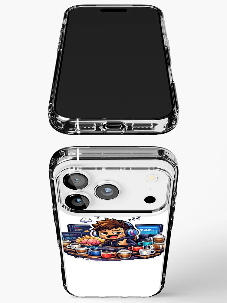 Thumbnail 3 of 5, iPhone Case, tired programmer designed and sold by Rikkimaru07.