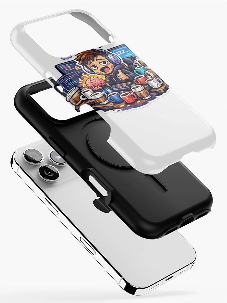 Thumbnail 2 of 4, iPhone Case, tired programmer designed and sold by Rikkimaru07.