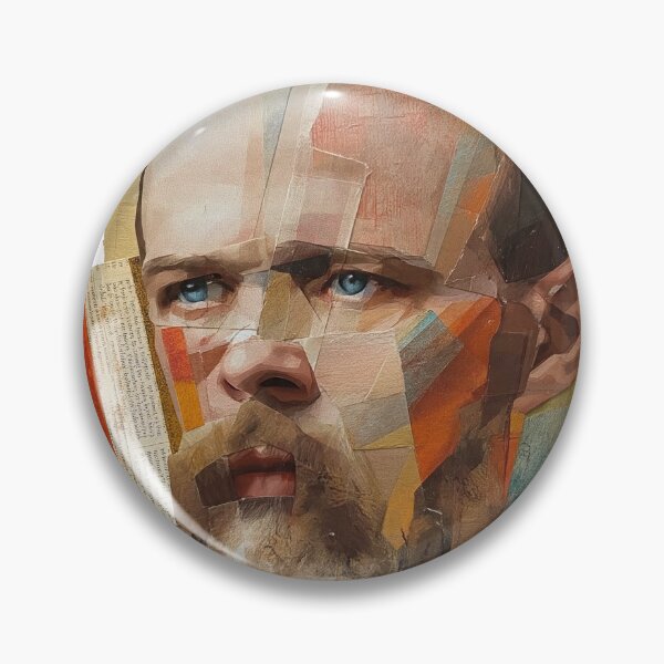 Item preview, Dostoevsky – Literary Collage Portrait Art Print | Russian Literature Philosophy Poster designed and sold by OzzFrequency.