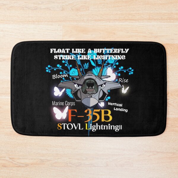 Item preview, Float Like A Butterfly Strike Like Lightning F-35B Litty Anime Jet Art designed and sold by HEROHIRO.