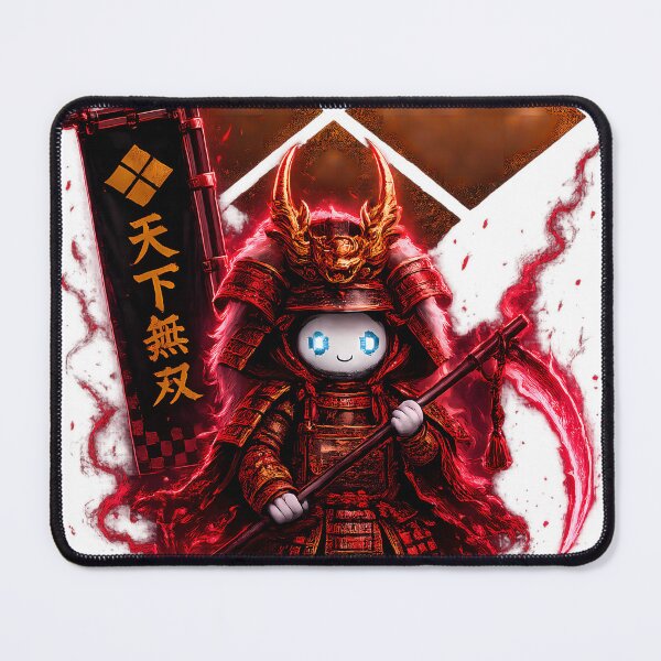 Item preview, Takeda Shingen Chibi Ghost Samurai Cute Kawaii Tiger of Kai Pixel Art designed and sold by Japan-Ink-Art.