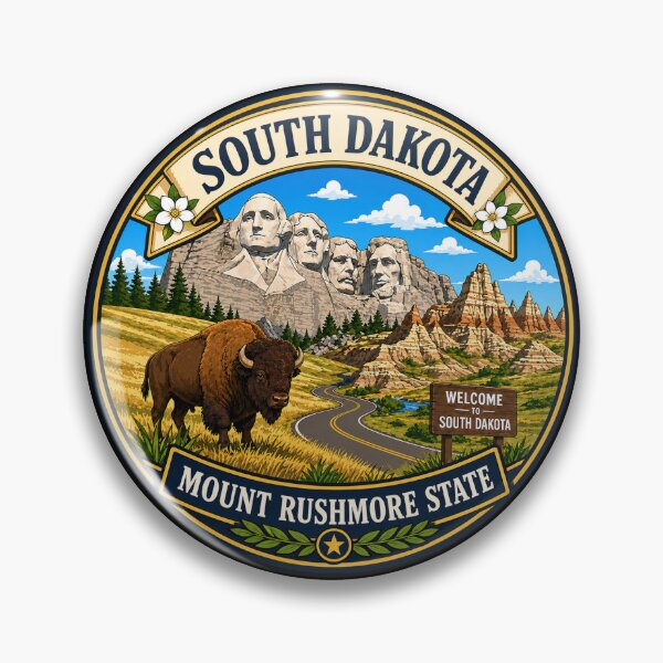 Item preview, South Dakota -  Mount Rushmore State designed and sold by Myra365Art.