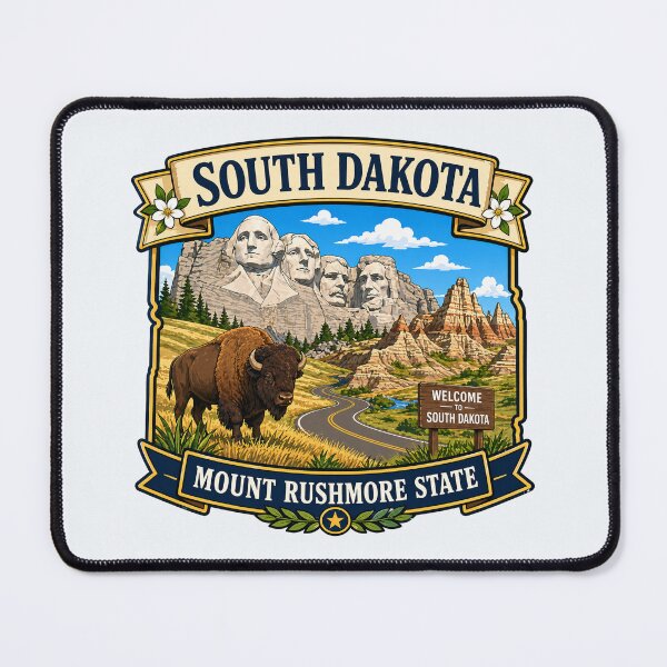 Item preview, South Dakota - Mount Rushmore State designed and sold by Myra365Art.
