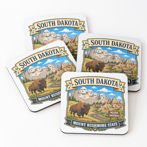 Item preview, South Dakota -  Mount Rushmore State designed and sold by Myra365Art.