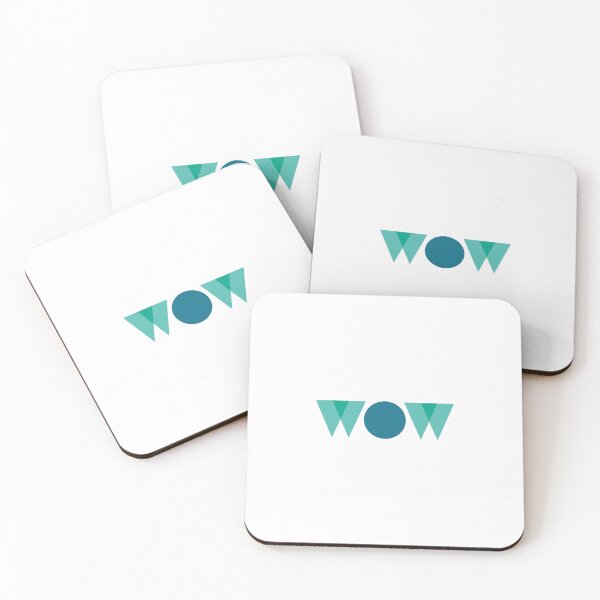 Item preview, Wow Geometric Typography Art designed and sold by Cute Like Candy Corn.