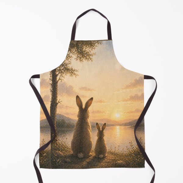 Item preview, Sunset Rabbit Scene designed and sold by inspired-works.