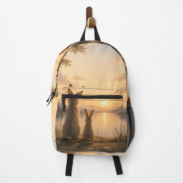 Item preview, Sunset Rabbit Scene designed and sold by inspired-works.