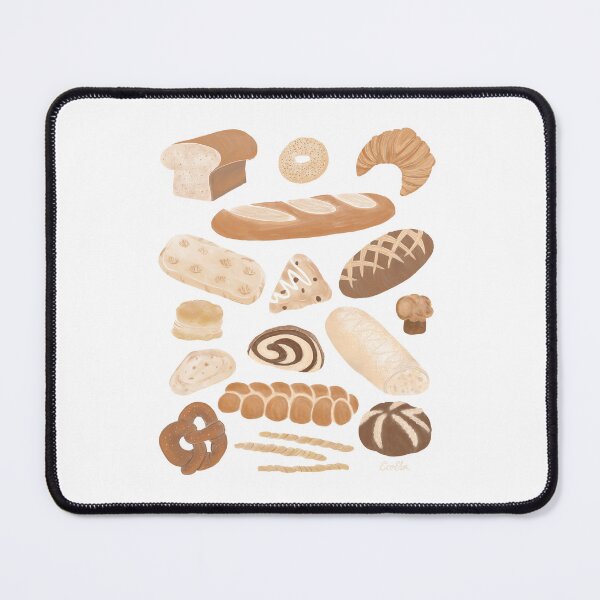 Item preview, Bread Banquet - Different Types of Bread - white background designed and sold by EcoElsa.