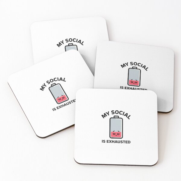 Item preview, Funny Introversion Humor Social Battery Gift designed and sold by Mr-wow.