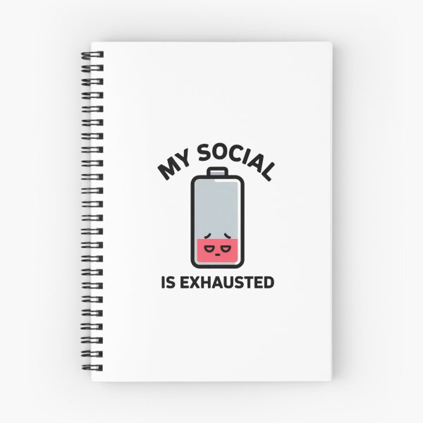 Item preview, Funny Introversion Humor Social Battery Gift designed and sold by Mr-wow.